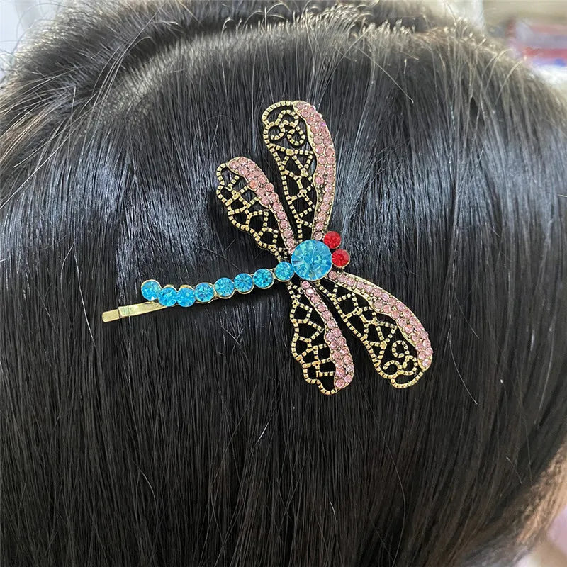 Horror Movie Coraline Cartoon Dragonfly Hairpin Hair Clips Barrettes For Women Fashion Metal Jewelry Gift