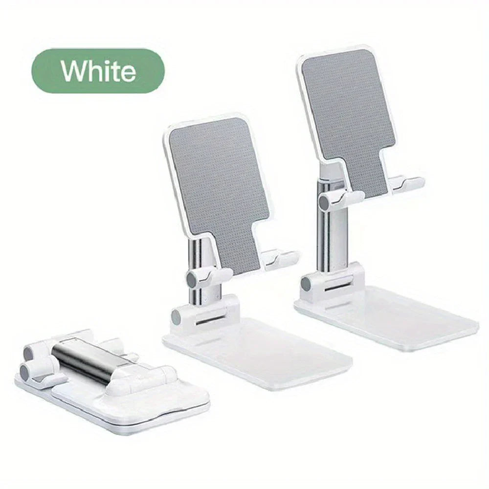 2pcs Adjustable Phone Stand Holder, Foldable Desk Stand for 4-8" Devices, Height & Angle Adjustable, Universal for iPhone Tablet