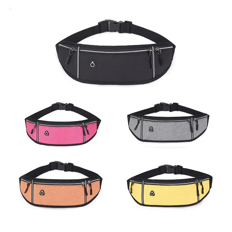 New Sports Fanny Pack Travel Function Belt Outdoor Running Bag Waist Belt Waist Bag Pouch Travel Anti-theft Fanny Pack GNYB03