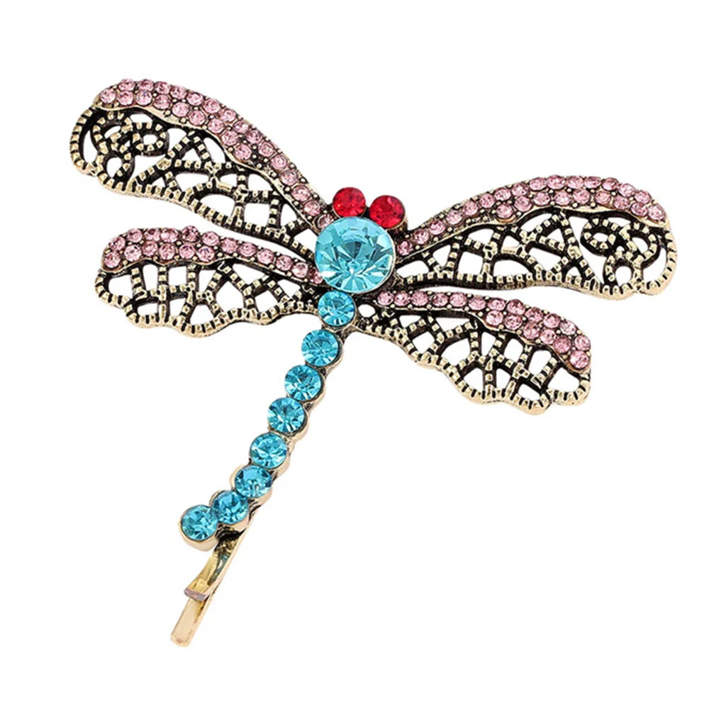 Horror Movie Coraline Cartoon Dragonfly Hairpin Hair Clips Barrettes For Women Fashion Metal Jewelry Gift