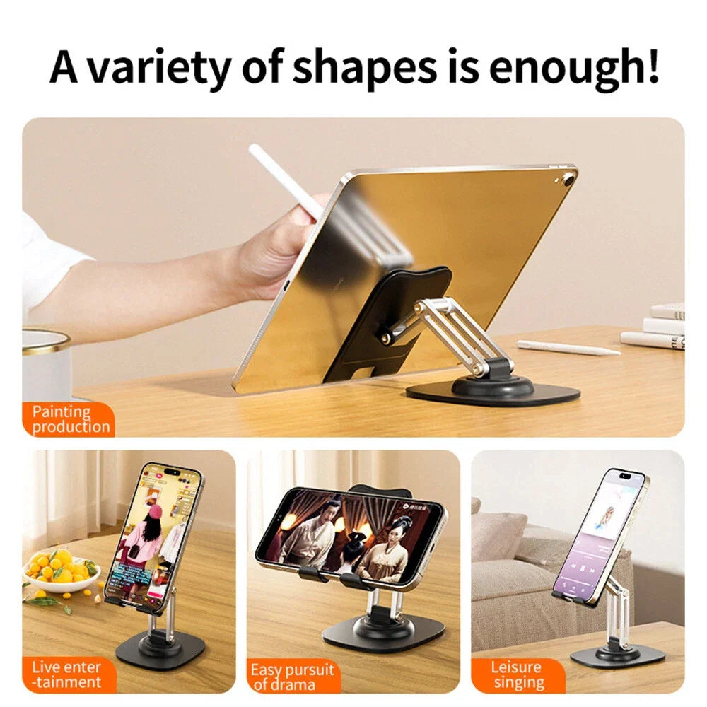 1PCS 360°Adjustable Universal Tablet Stand Desk Holder Mount Detachable Arm For Cell Phone iPad iPhone Portable Desktop Stand