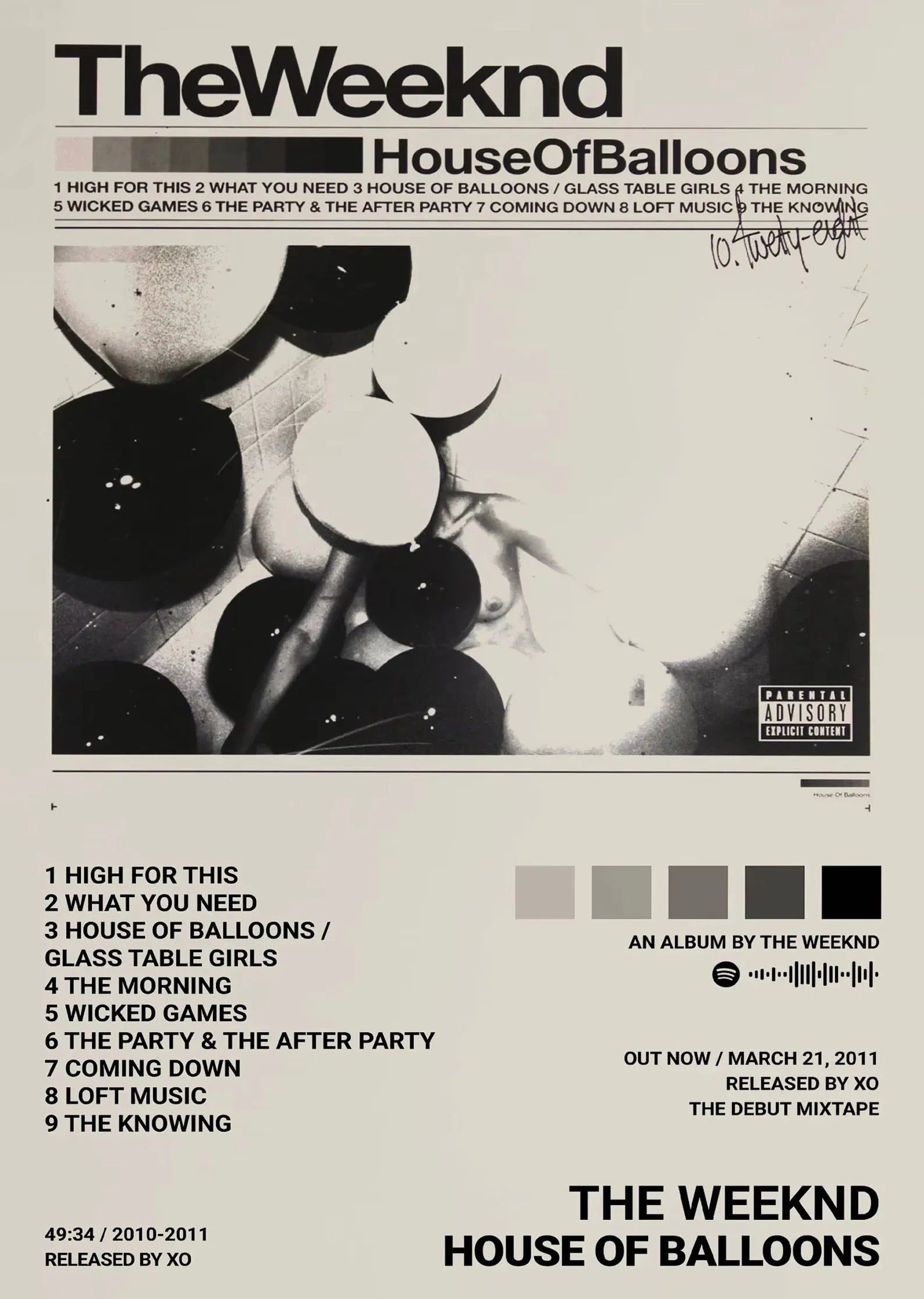 Music Album Star The Weeknd Hip Hop Posters Prints Canvas Painting Singer Wall Art Picture for Living Room Home Decoration Gift